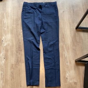 Men’s Navy Blue and Black Slim Fit H&M Pants
